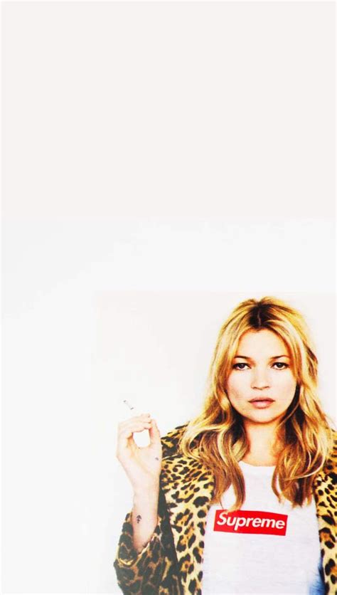 40 Kate Moss Supreme Iphone Wallpaper Wallpapersafari