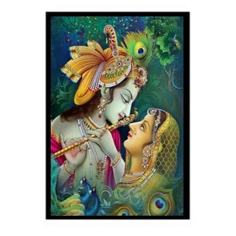 Radha Krishna Printed 3d God Pictures At Rs 350square Feet 3d God