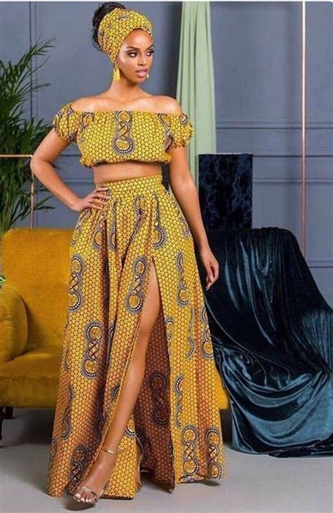 Mohana Two Piece African Dress For Women Womens Clothing Ankara Two
