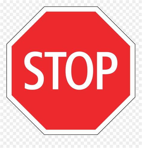 Stop Sign Template Printable Clipartsco Template For Stop Sign