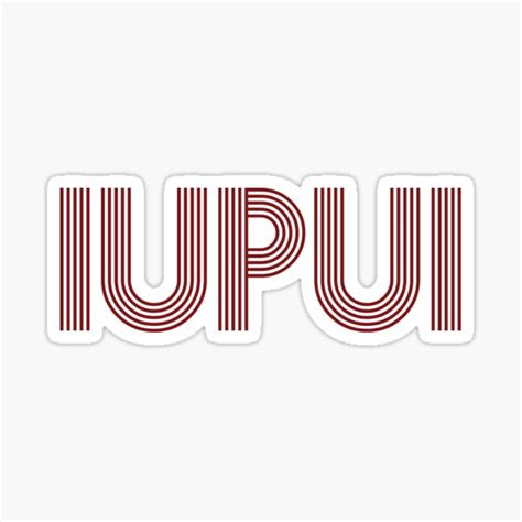 Iupui 6 Sticker For Sale By Artbynicole0418 Redbubble