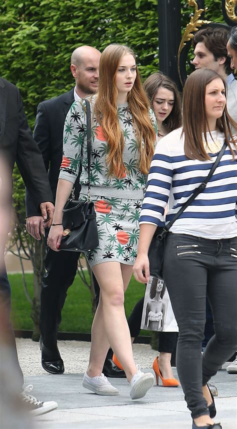 Maisie Williams And Sophie Turner Out Shopping In Paris Hawtcelebs