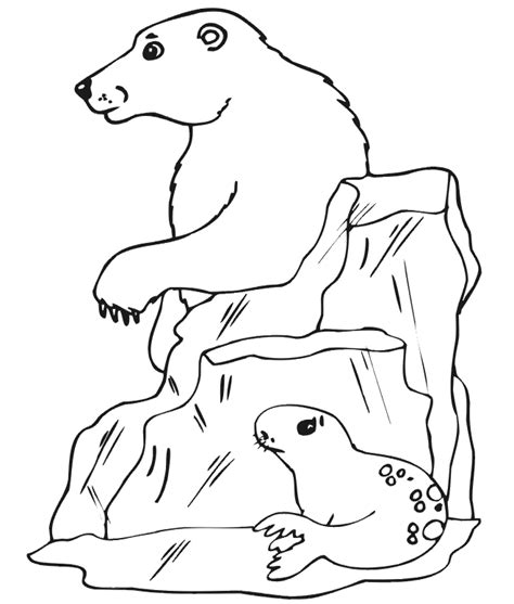 Free Printable Arctic Animals Coloring Pages Coloring Home