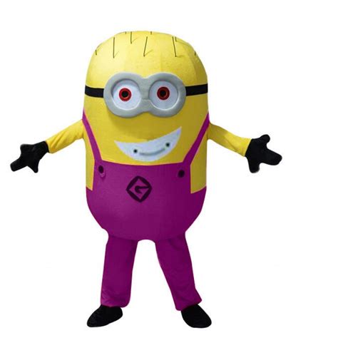 Purple Despicable Me Minion Mascot Costume