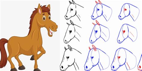 Como Desenhar Um Cavalo F Cil Passo A Passo Para Iniciantes