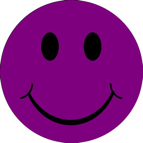 Purple Smiley Face Clip Art Cliparts