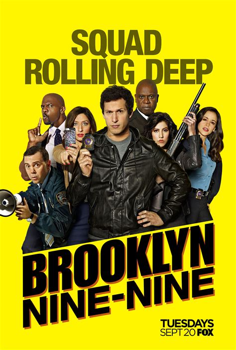 Brooklyn nine nine is a new age police procedural comedy with an excellent cast and spectacular production. 'Brooklyn Nine-Nine' Season 4 Poster Features 'Squad ...