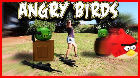 Angry Birds Real Life Youtube