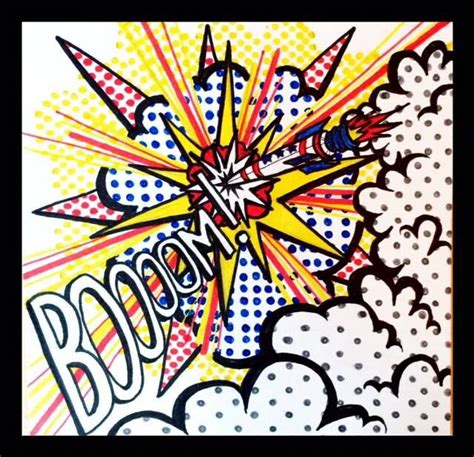 Roy Lichtenstein Inspired Art By Miss Jenny Gacy Art Inspiration Roy