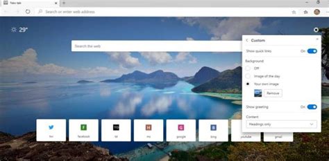 How To Change New Tab Background Image In Microsoft Edge Vrogue