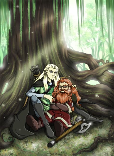 Commission Legolas And Gimli By Onelovelysin On Deviantart
