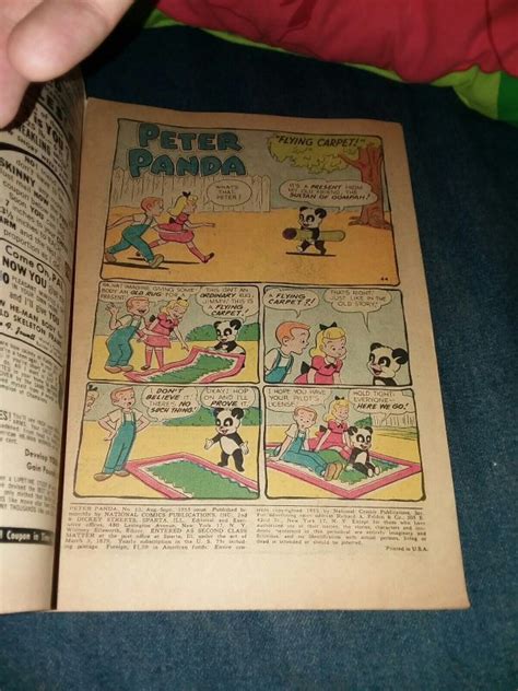 Peter Panda 13 Dc Comics 1955 Golden Age Funny Animal Grossman Cover