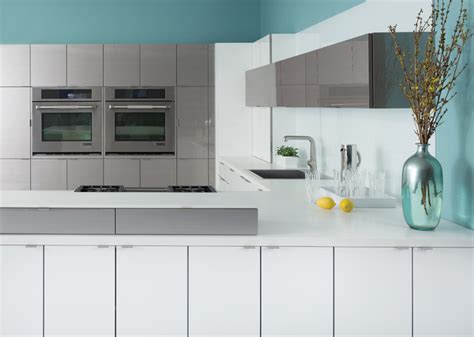 Sleek Stainless Steel Kitchen Of The Future From Dura Supreme Cabinetry