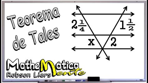 Teorema De Tales ExercÍcio 4 Prof Robson Liers Youtube