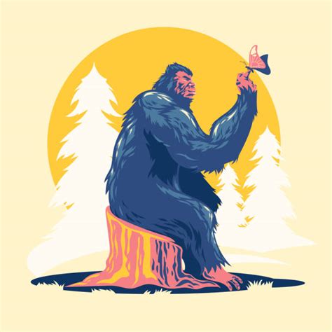 Bigfoot Illustrations Royalty Free Vector Graphics And Clip Art Istock