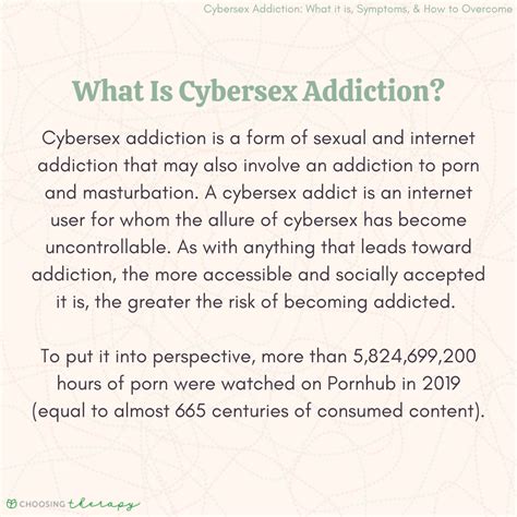 what is cybersex addiction