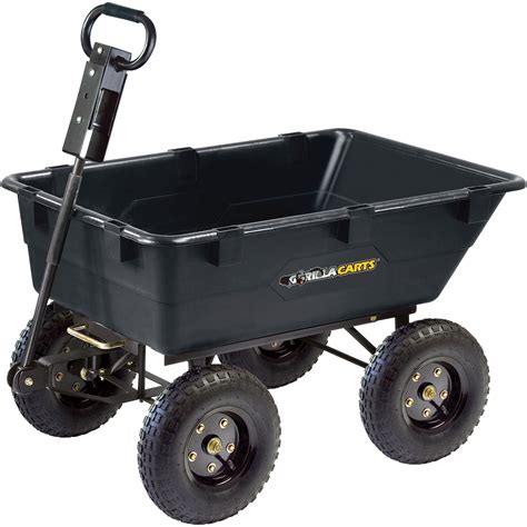 Product Gorilla Cart Dump Cart — 39 34inl X 25 12inw 1200 Lb