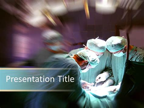 Medical Ppt Surgical Procedure Powerpoint Template