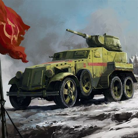 Soviet Union Ba 10 Armoured Car 800×800 Con Imágenes Combate