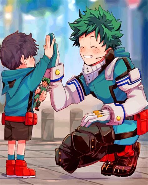Deku And Jirou Paint By Number Paint By Numbers For Adult