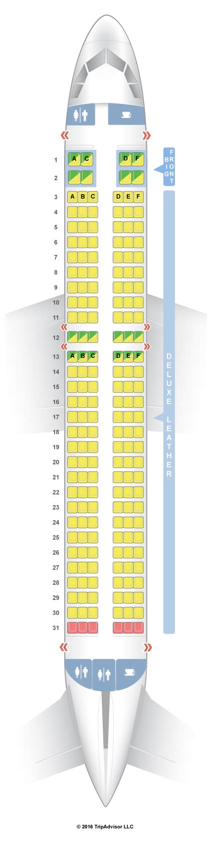 Seatguru Seat Map Spirit Airbus A320 320 V2