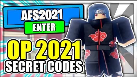 2021 All New Secret Op Codes Anime Fighting Simulator Roblox Youtube