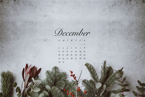 December Desktop And Mobile Wallpaper Winter