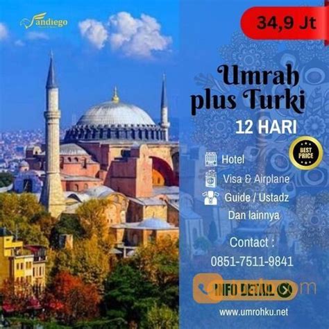 Paket Umroh Plus Turki 6 Agustus 2023 Fandiego Travel Di Kota Jakarta