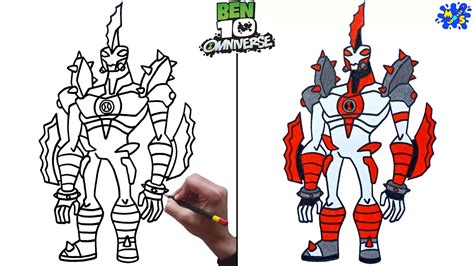 How To Draw Mad Way Big From Ben Omniverse Step By Step Youtube