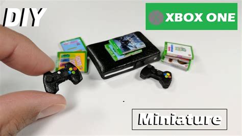 Diy Miniature Xbox One Video Game Console How To Make Xbox One