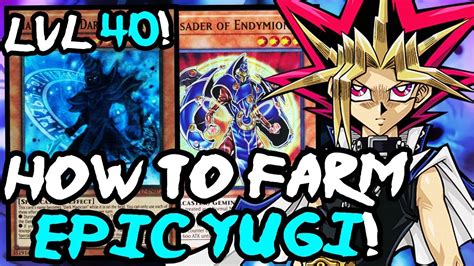 How To Farm Lvl 40 Epic Yugi In Yu Gi Oh Duel Links 8000 Score And F2p Youtube