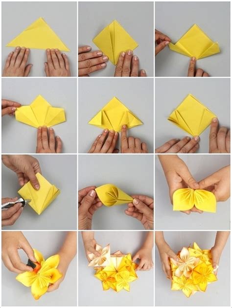 The Perfect Diy Origami Kusudama Flower Ball Origami Crafts Origami