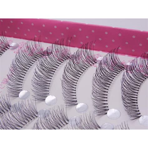 Professional Winged Handmade Dense 10 Pair Thick Natural Long False