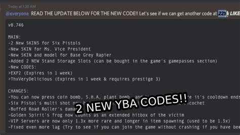 Codes working your bizarre adventure codes in yba these codes work and big boosts. Yba Codes : The code items in yba are infinite.