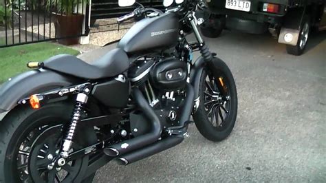 It has a beastly look that is classic at the same time as it is modern. Harley Davidson Iron 883 - YouTube