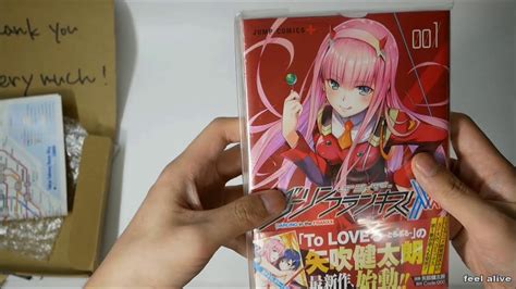 Unboxing Darling In The Franxx Manga Promotional Flyers Merch