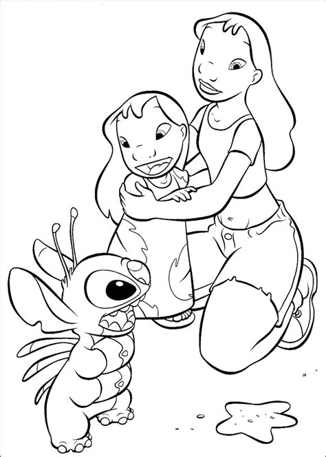 Disney Stitch Coloring Pages Coloring Pages Free Printable Coloring
