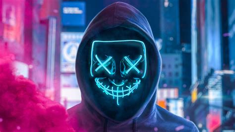 20 Neon X Mask Wallpaper Pics