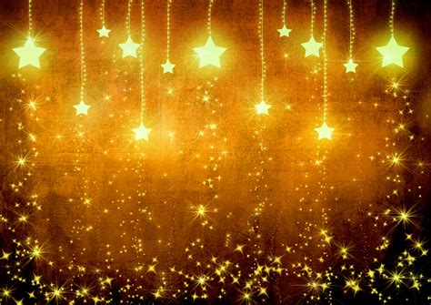 Beautiful Stars Light Gold High Quality In Hd Wallpaper Background