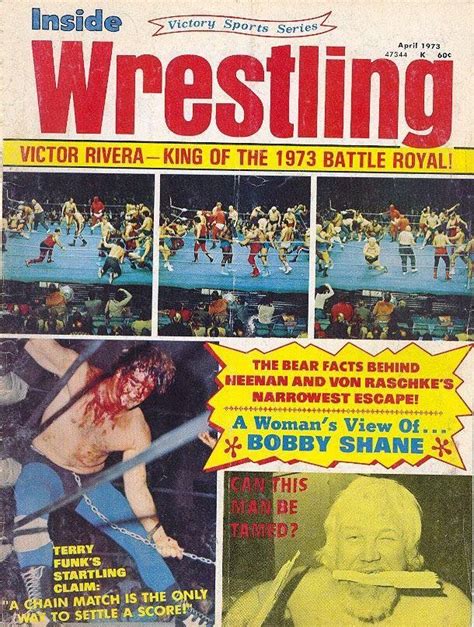 Inside Wrestling April Terry Funk Bobby Heenan Baron Von