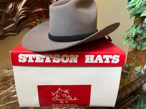 Sold At Auction Vintage Stetson Gun Club 4x Beaver Hat In Box