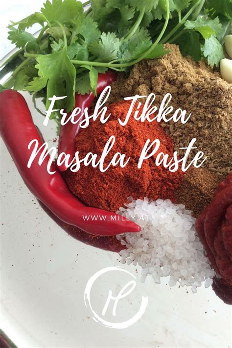 Homemade Tikka Masala Paste Millys Melting Pot