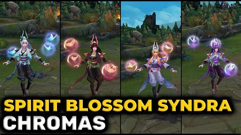 Spirit Blossom Syndra Chromas League Of Legends Youtube