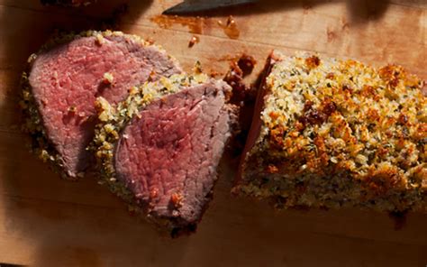 A flavorful herb crust develops on the outside of the roast while the inside remains moist and delicious. What Sauce Goes With Herb Crusted Beef Tenderloin : Herb ...