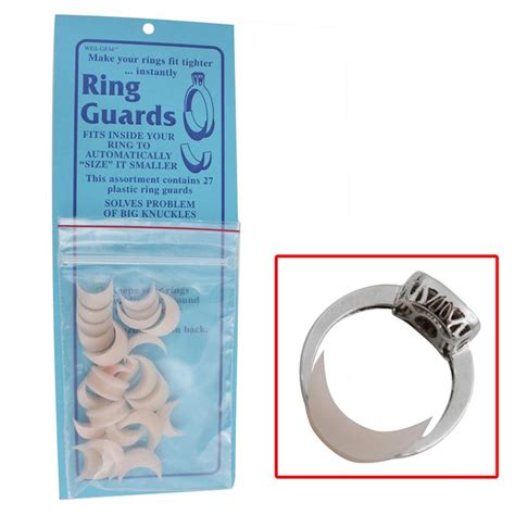 Wes Gem Plastic Ring Guards Assortment 27pc