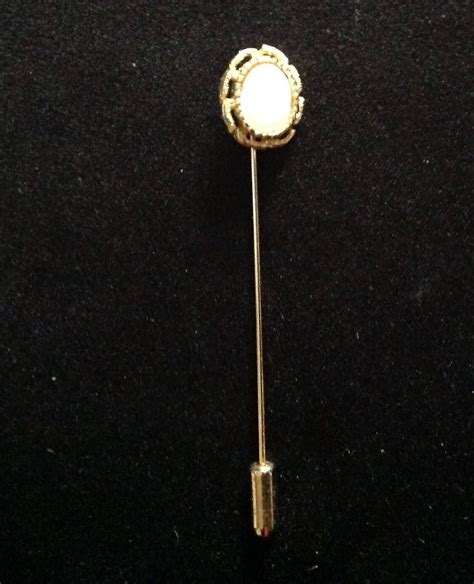 Vintage Opal Stick Pin Hat Pin Faux By
