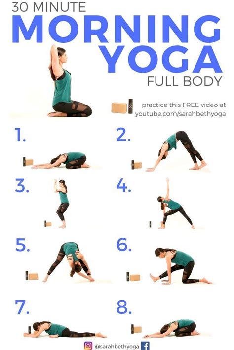 Pin For Later Free Morning Yoga With Sarahbethyoga On Youtube With