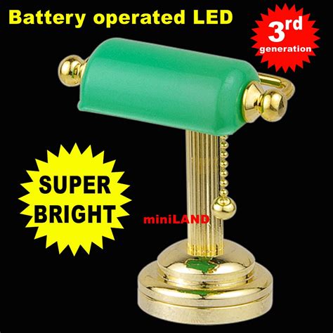 Strip lamp is compact enough to fit on any desk at home or the office. Desk light w/green shade LED Super bright with On/off ...