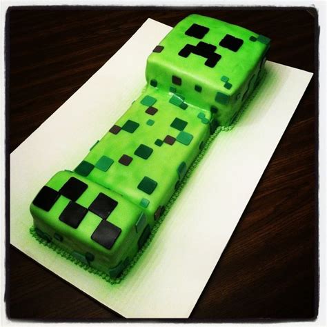 Minecraft Cakes Minecraft Creeper Cake Cakes Creeper Cake Kids