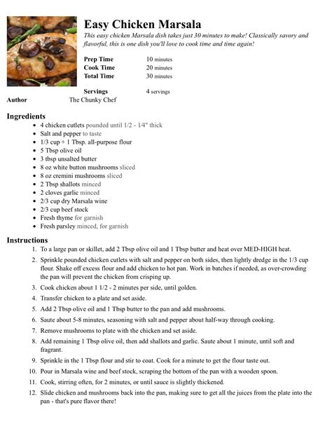 The secret is in the pancetta! Pin by Pam on Chicken | Chicken marsala easy, Chef ...